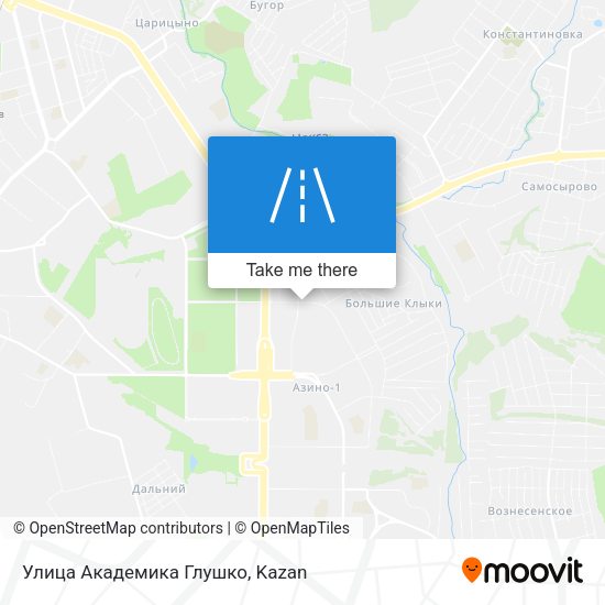 Улица Академика Глушко map