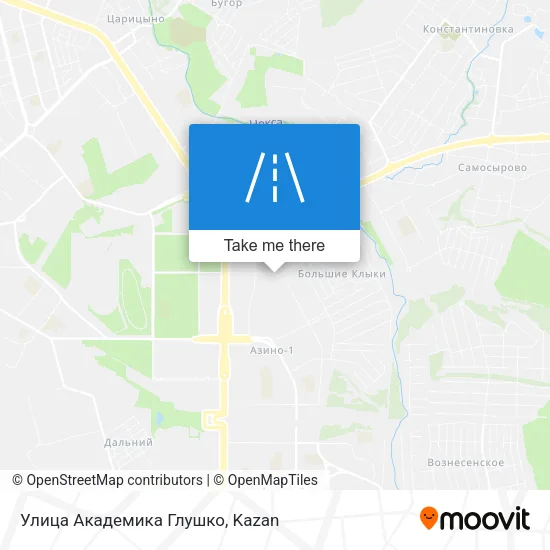 Улица Академика Глушко map