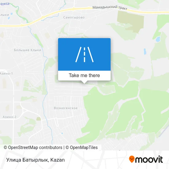 Улица Батырлык map