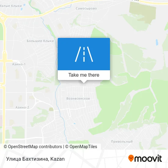 Улица Бахтизина map