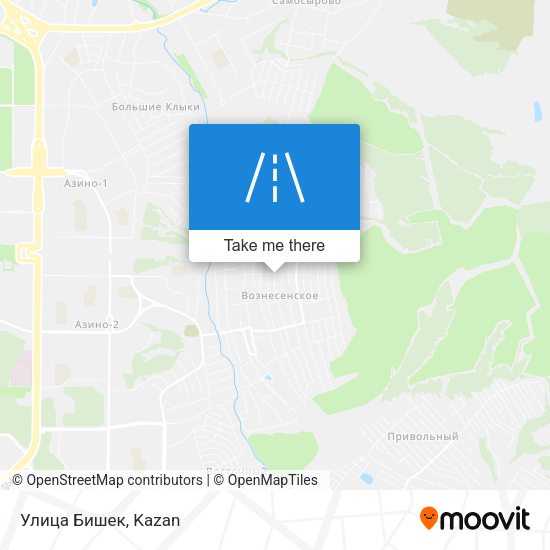 Улица Бишек map