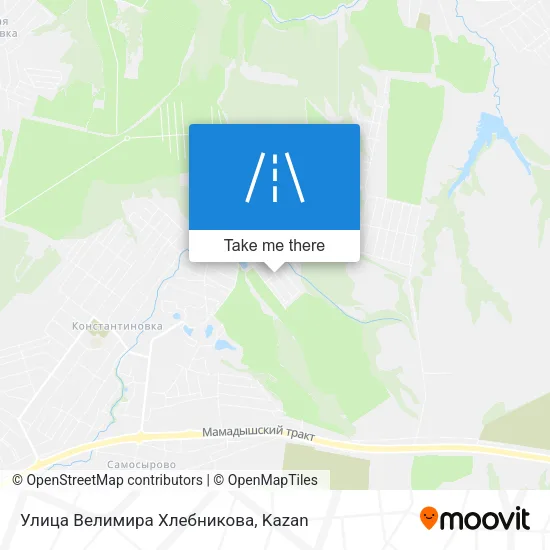 Улица Велимира Хлебникова map