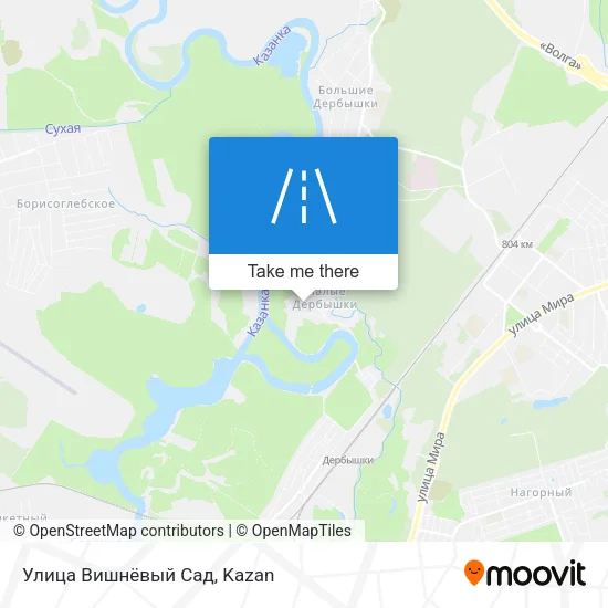 Улица Вишнёвый Сад map