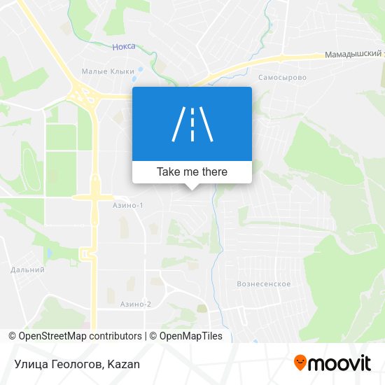 Улица Геологов map