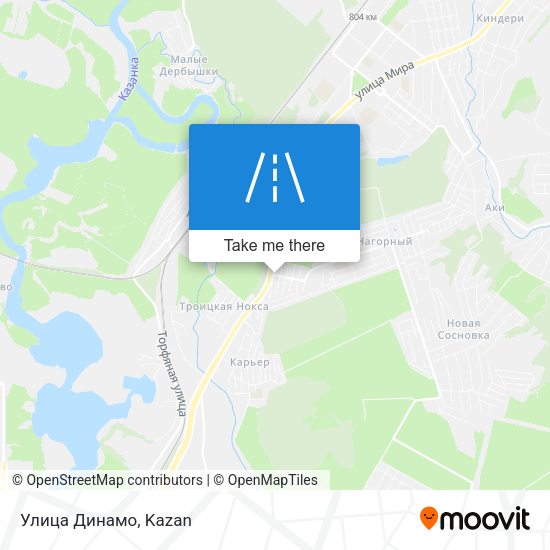 Улица Динамо map