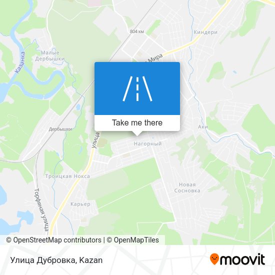 Улица Дубровка map