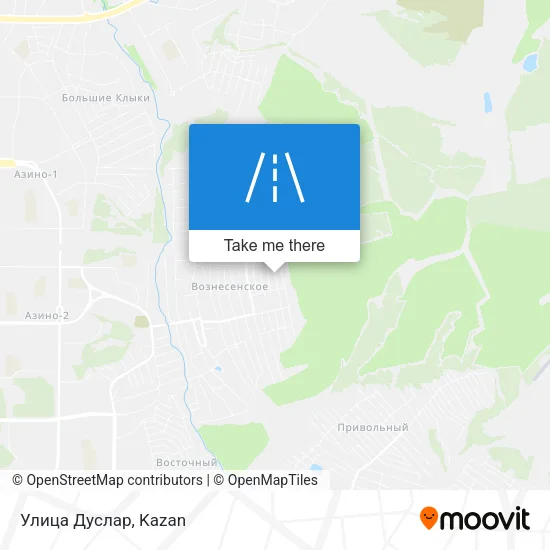 Улица Дуслар map