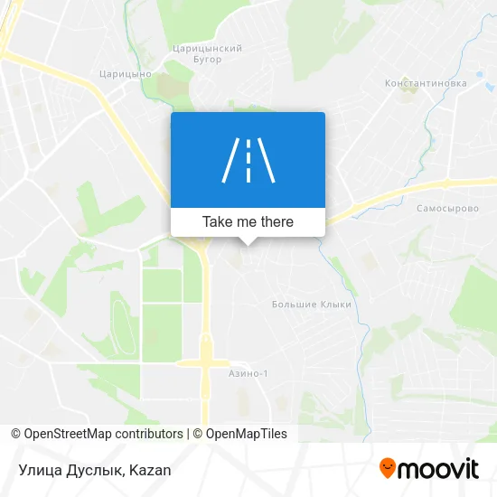Улица Дуслык map