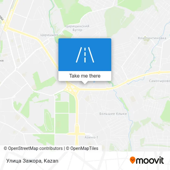 Улица Зажора map