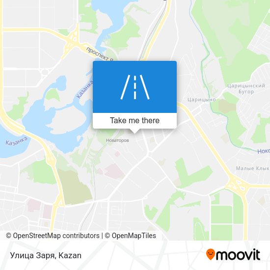 Улица Заря map