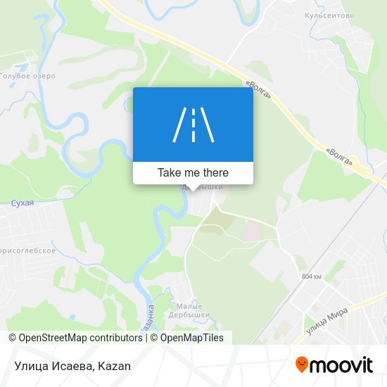 Улица Исаева map