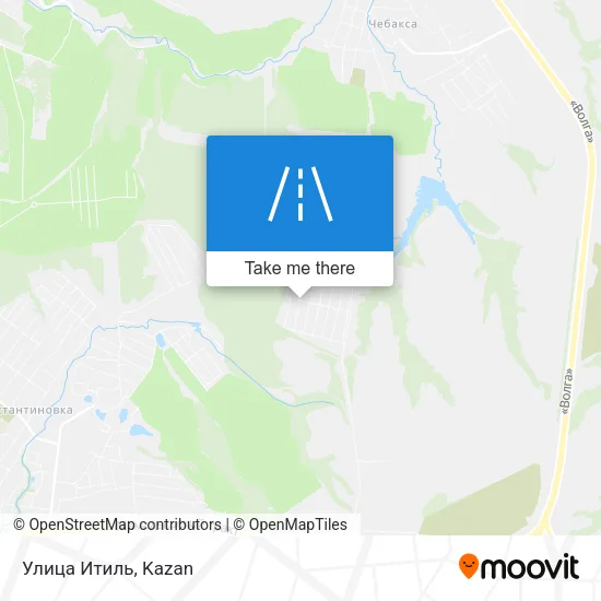 Улица Итиль map