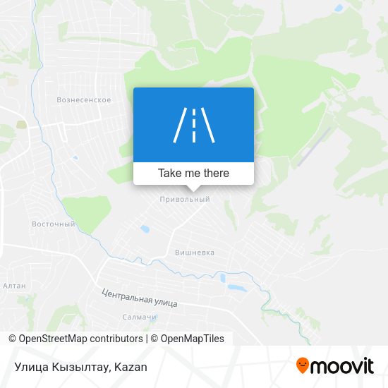 Улица Кызылтау map
