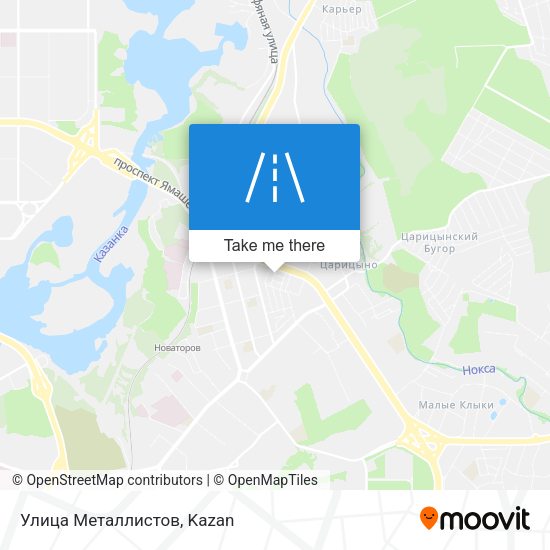 Улица Металлистов map