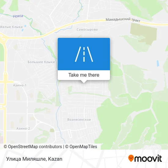 Улица Миляшле map