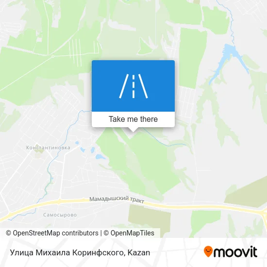 Улица Михаила Коринфского map