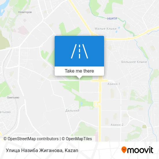 Улица Назиба Жиганова map