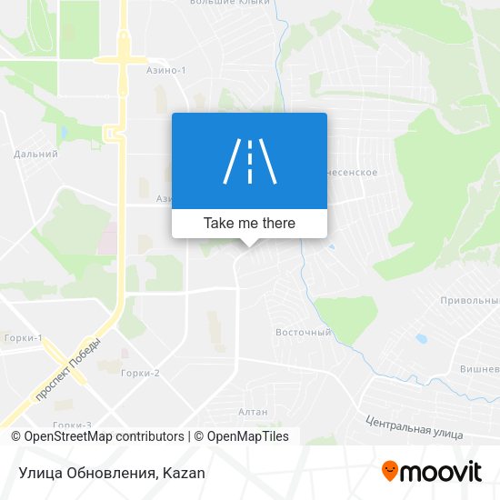 Улица Обновления map