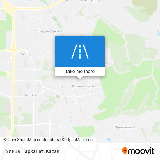 Улица Парканат map