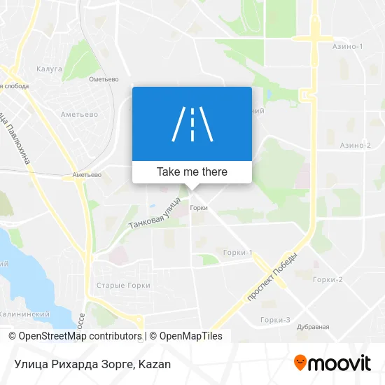 Улица Рихарда Зорге map