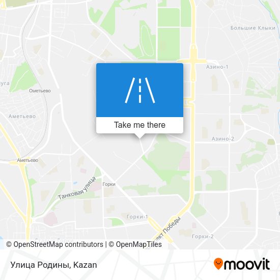 Улица Родины map