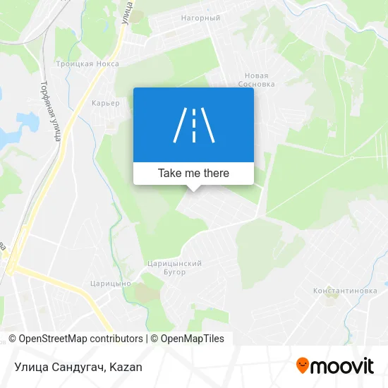 Улица Сандугач map