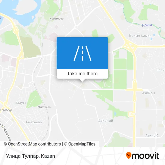 Улица Тулпар map