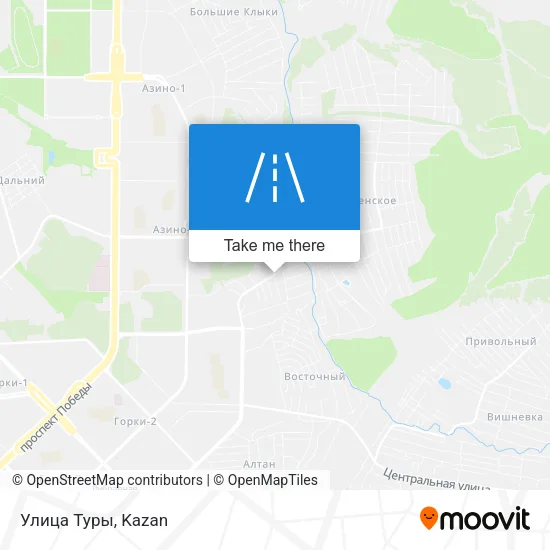 Улица Туры map