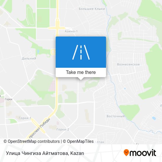 Улица Чингиза Айтматова map