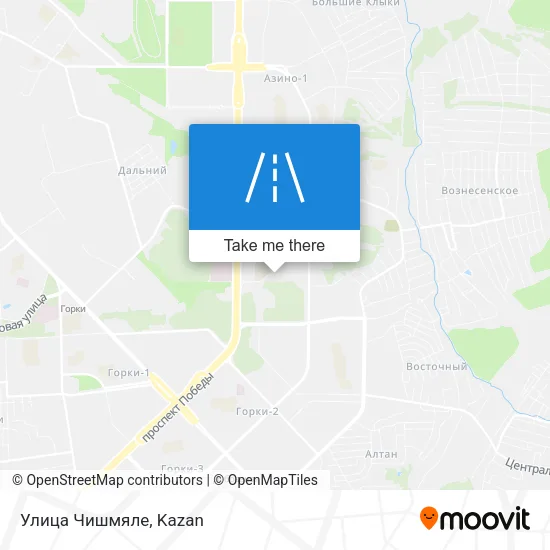 Улица Чишмяле map