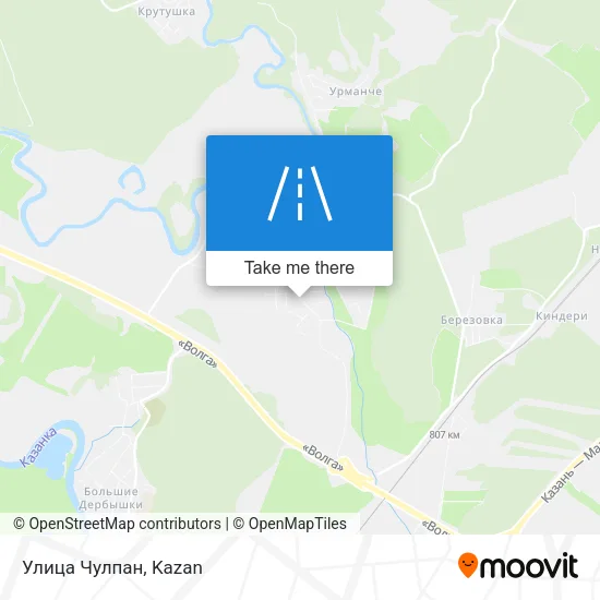 Улица Чулпан map