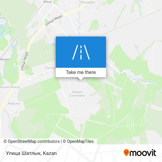 Улица Шатлык map