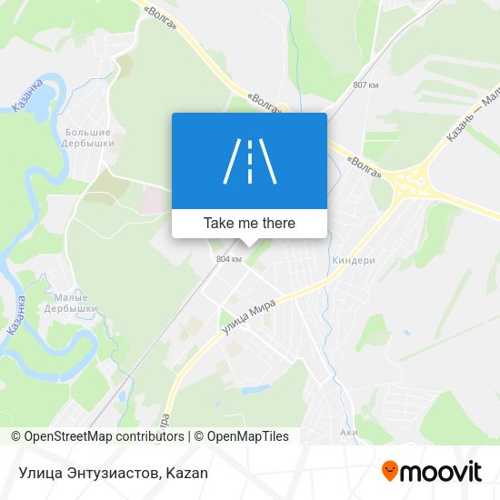 Улица Энтузиастов map