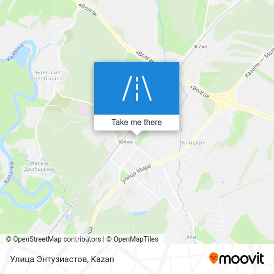 Улица Энтузиастов map