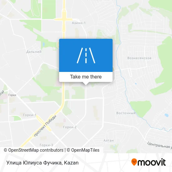 Улица Юлиуса Фучика map