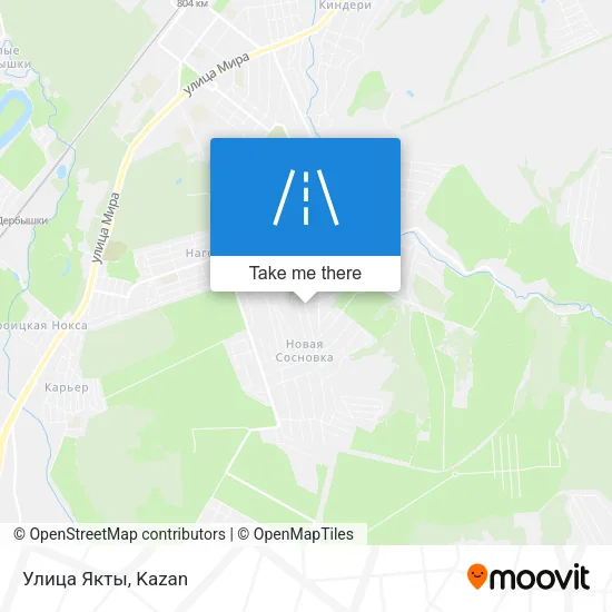 Улица Якты map