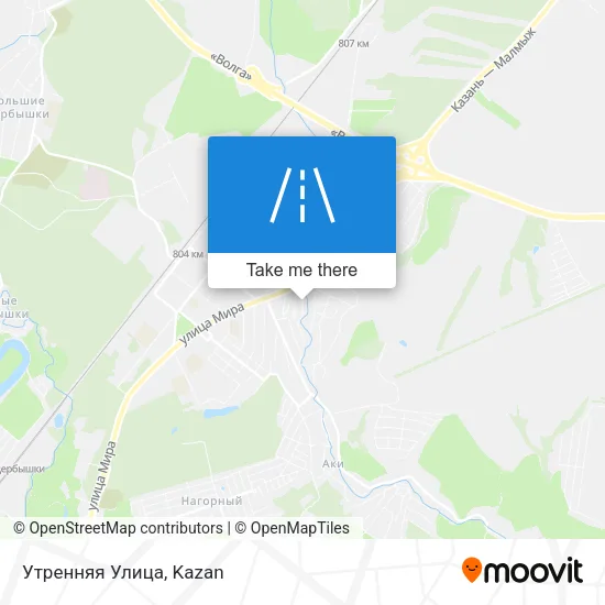 Утренняя Улица map