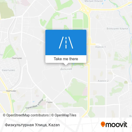 Физкультурная Улица map