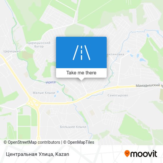 Центральная Улица map