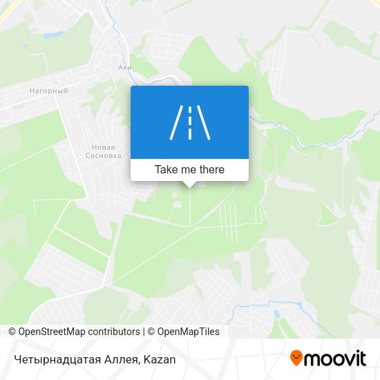 Четырнадцатая Аллея map