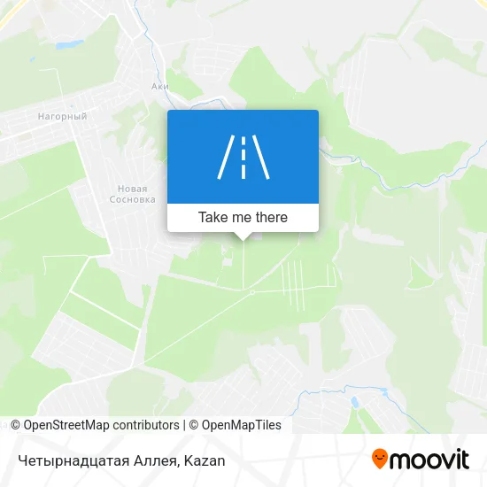 Четырнадцатая Аллея map