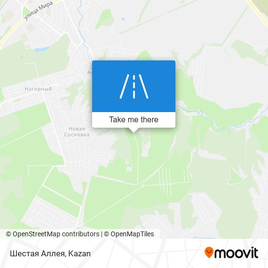 Шестая Аллея map