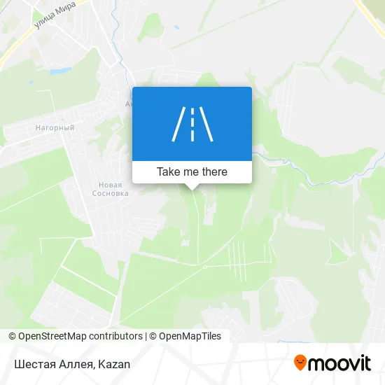 Шестая Аллея map
