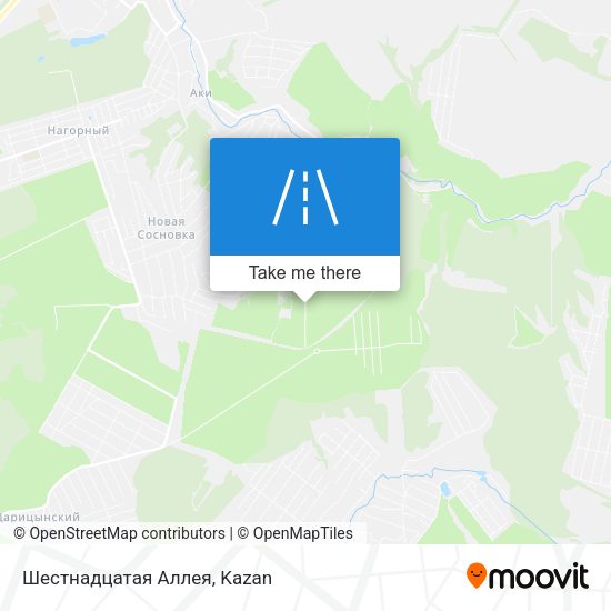 Шестнадцатая Аллея map
