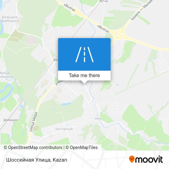 Шоссейная Улица map