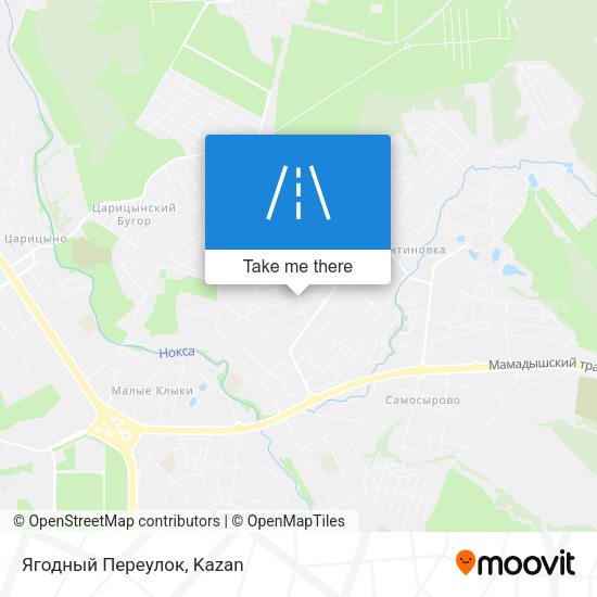 Ягодный Переулок map
