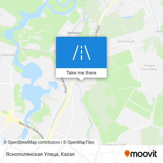 Яснополянская Улица map