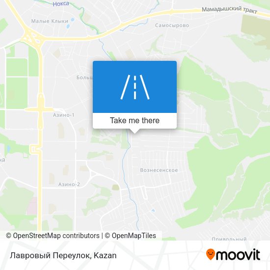 Лавровый Переулок map