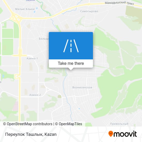Переулок Ташлык map