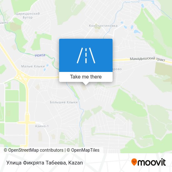 Улица Фикрята Табеева map